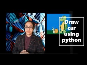 Programing to draw a car | Python Turtle Tutorial |