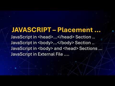 JAVASCRIPT – Placement