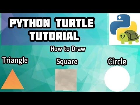 Python Tutorial | How to Draw 2D Shapes in Python Turtle