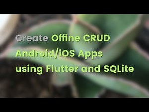 Flutter Tutorial #3: SQLite Offline CRUD iOS and Android Apps