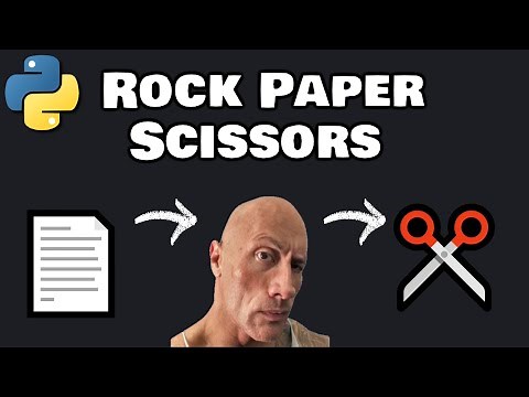 ROCK PAPER SCISSORS game in Python 🗿