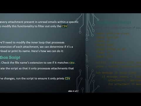 How to Use Filters in Python to Download Specific CSV Email Attachments