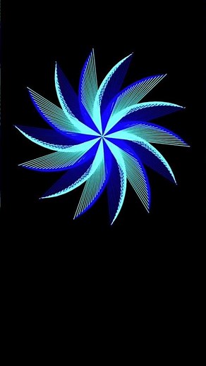 How to Make a Cyber Lotus | Python Turtle Art | Python Animation | Python Full Course 2025