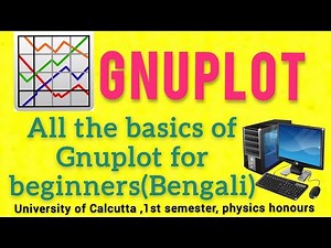 6.)Tutorial of GNUplot for beginners in Bengali||All the basics of GNUplot in PC/Laptop#gnuplot