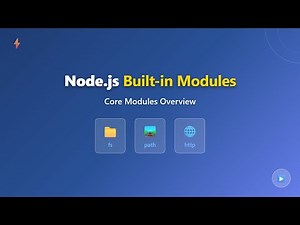 Node.js Built-in Modules: A Beginner's Guide