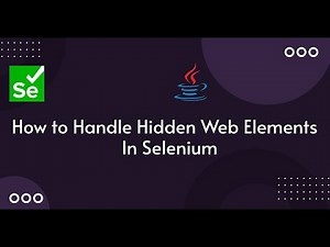 How to Handle Hidden Elements In Selenium | Using JavascriptExecutor to interact with hidden element