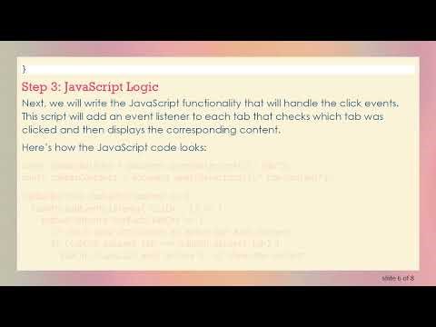 How to Dynamically Update Content Based on Click Events Using Data Attributes in JavaScript