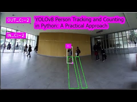 YOLOv8 Person Tracking and Counting: Advanced Object Detection | YOLOv8 Object Tracking and Counting