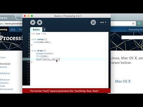 Getting Started with Processing