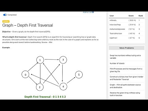 Graph Depth First Search Using Stack: Explained with Examples | Beginner