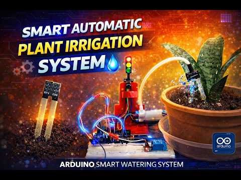 🪴 Smart Plant Irrigation System with Traffic Light Indicator | Arduino Project 💦