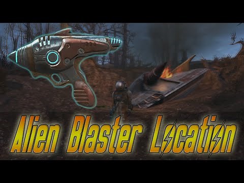 Fallout 4: How to Find Alien Blaster & Crashed Ship! (Easter Egg)
