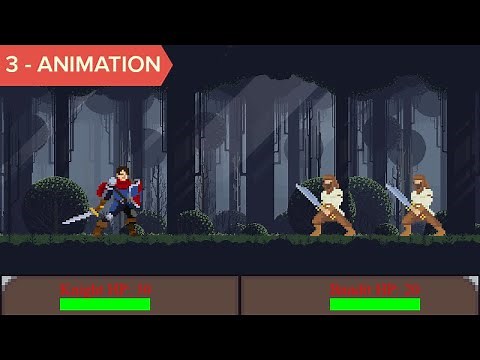 Python Final Fantasy Style RPG Battle Beginner Tutorial in PyGame - PART 3 | Sprite Animation