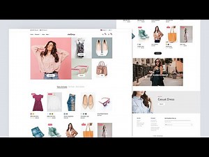 Responsive Ecommerce Website Using HTML, CSS and Javascript for Fashion