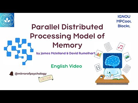 Parallel Distributed Processing Model of Memory ||Information Processing|| English Video #psychology