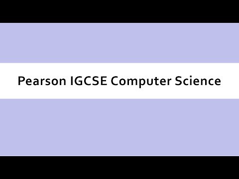 Pearson International GCSE Computer Science - Overview & Introduction