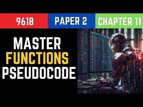 A Level Computer Science 9618 Paper 2: Functions
