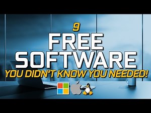 9 Free Software You Didn't Know You Needed! (Updated)