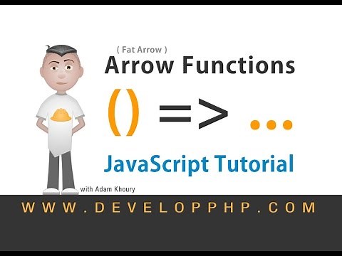 Anonymous Fat Arrow Functions JavaScript Programming Tutorial