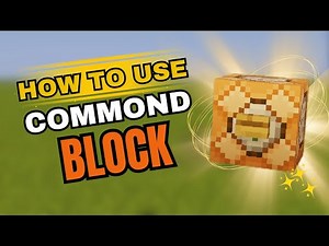 How To Use Command Block in Minecraft JAVA Edition | Basic Tutorial