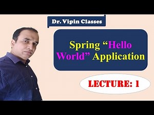 Spring Boot Hello World example | Java Spring | Dr Vipin Classes