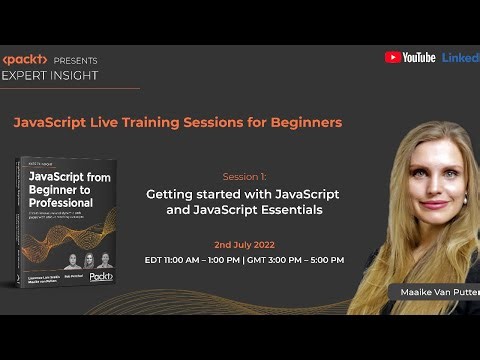 Recording of Live Session 1/3 - Getting started with JavaScript and JavaScript Essentials