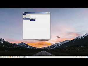 Create A MenuBar (Java Eclipse)