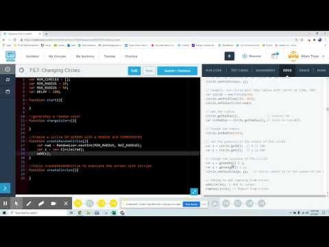 Changing Colors (CODEHS)