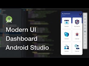 Modern Dashboard UI Design Android Studio Tutorial