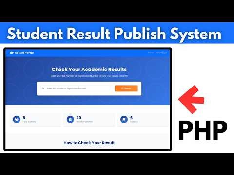 I Built a Student Result Publish System Using FREE AI (PHP Project)
