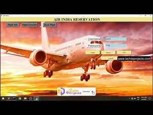 Airline Reservation System Project in Python with Source Code | Airline Booking System Project