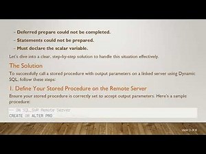 How to Dynamically Execute a Stored Procedure with Output Variables in SQL Server