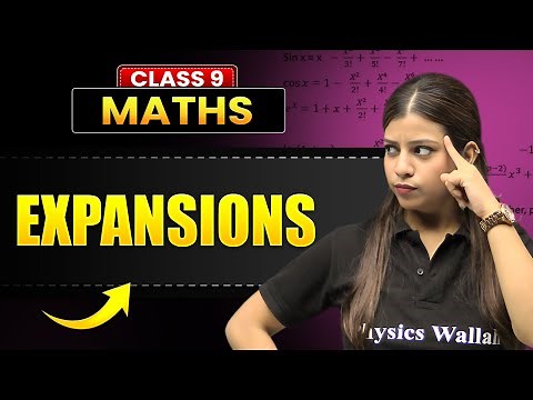 EXPANSIONS Full Chapter in 50 Mins ⏱️ Complete Chapter | ICSE Class 9 MATHS