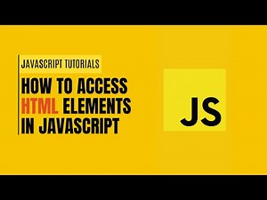 How to Access and Manipulate HTML Elements in JavaScript | JavaScript Tutorials - TLB STATION