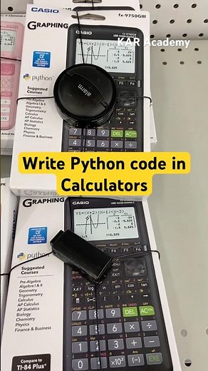 Write Python code in Calculators | Casio | Scientific Calculator | Machine Learning | Artificial AI
