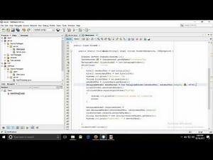 Client-Server Chatting Using UDP Protocol in JAVA