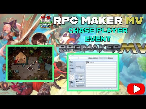 NPC chase player event | RPG Maker MV