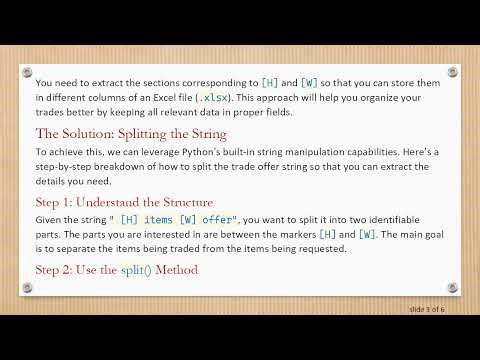 Splitting Strings in Python for Your Discord Bot