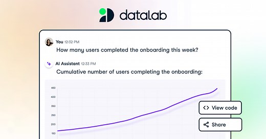 DataLab | AI-powered data notebook for all skill levels