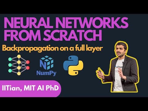 Lecture 13 - Backpropagation through an entire layer of neurons: from scratch
