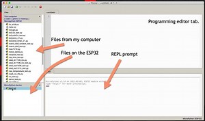 MicroPython with the ESP32 guide series: How to write and execute a MicroPython program