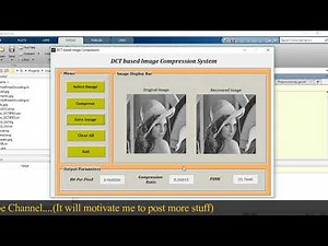 MATLAB code of Image Compression using JPEG