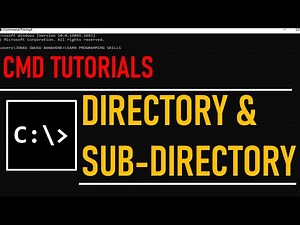 How to Create Folders and Sub - folders - CMD tutorials