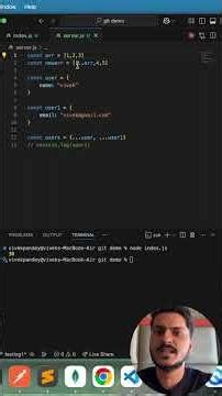 Rest vs spread operator in javascript with example #javascript #coding #programming #backend