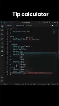 Built a Tip Calculator in 60 Seconds 💰 #100daysofcode #javascript #coding #shorts