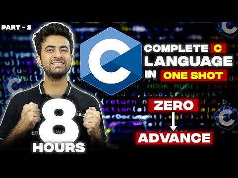 Complete C Language in One Shot - Part 2 | 100+ Questions + Notes #collegewallah