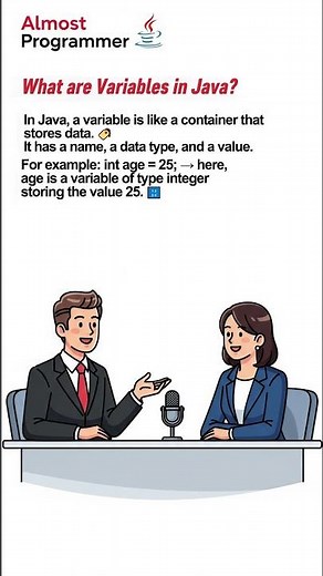 What are Variables in Java? ☕ | Java Explained in 1 Minute | Learn Java Fast 🚀