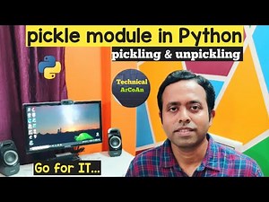 pickle module in Python | Python Tutorial | pickling | unpickling | Byte Stream | Python Object