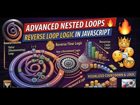 Reverse Nested Loops in JavaScript 🔥 | Both Loops Decreasing Explained