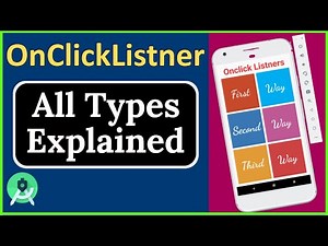 Android Studio Tutorial OnClickListener for Multiple Views Using All Possible Methods